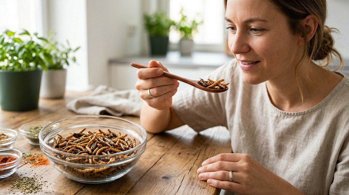 Hvordan smager spiselige insekter egentlig?