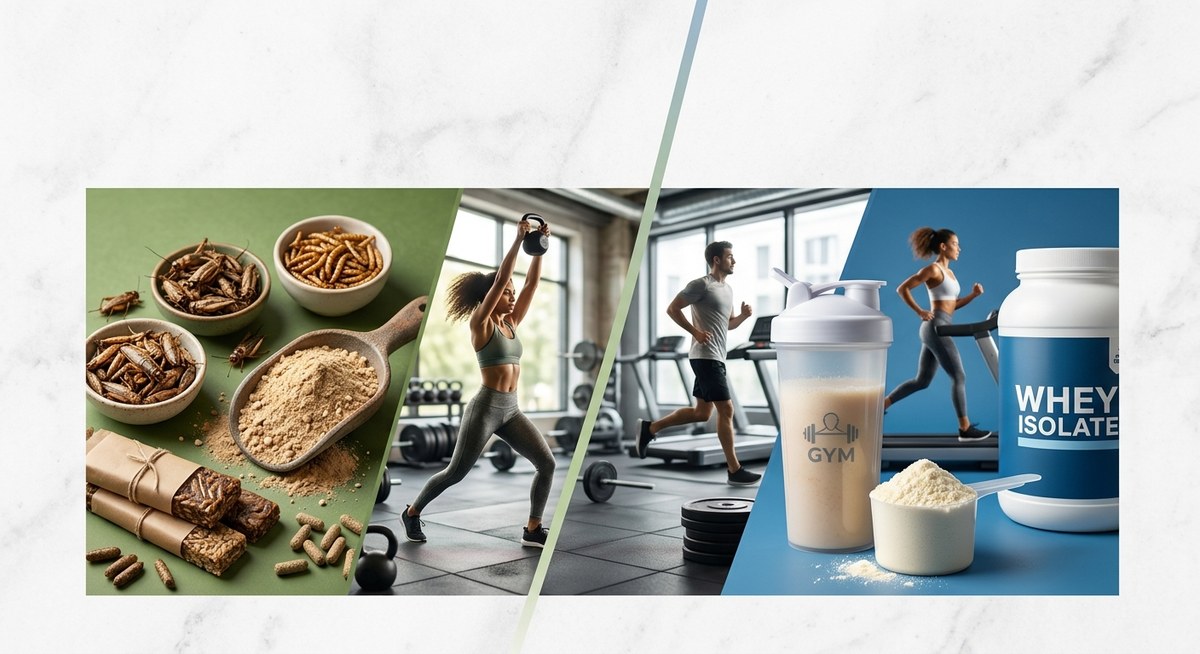 Insektprotein vs. valleprotein: Hvad er bedst til din træning?