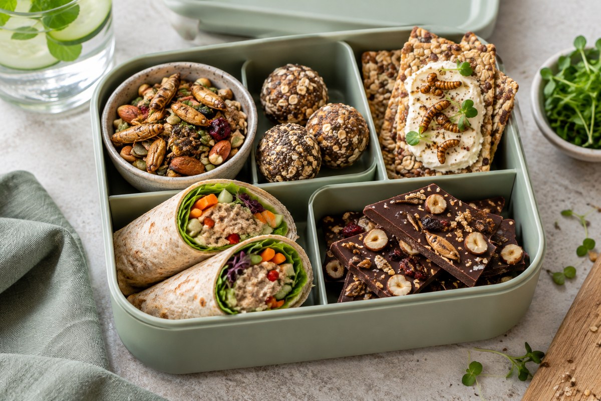 5 insektbaserede snacks, der redder din madpakke fra kedeligheden