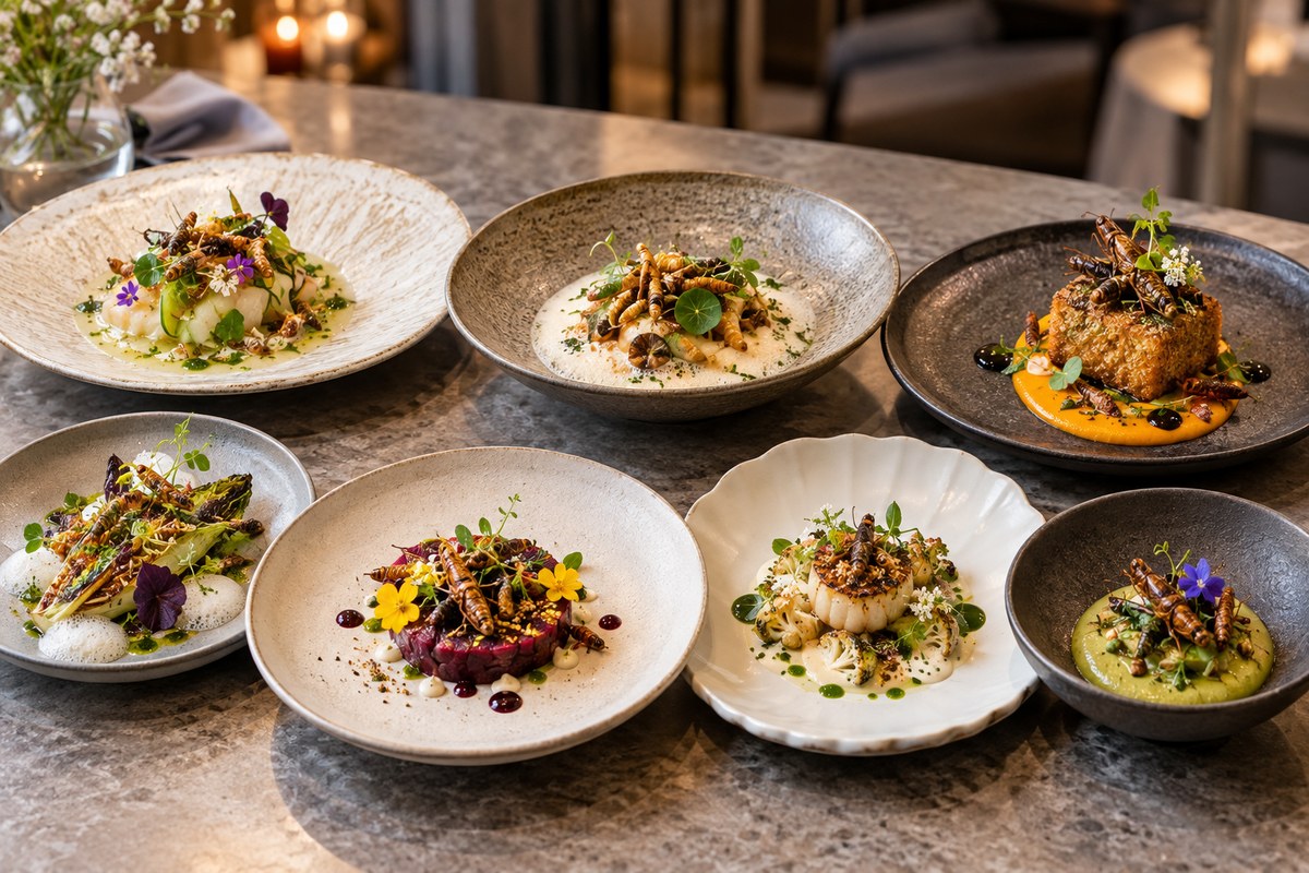 7 insektretter, der smager som noget fra en michelinrestaurant